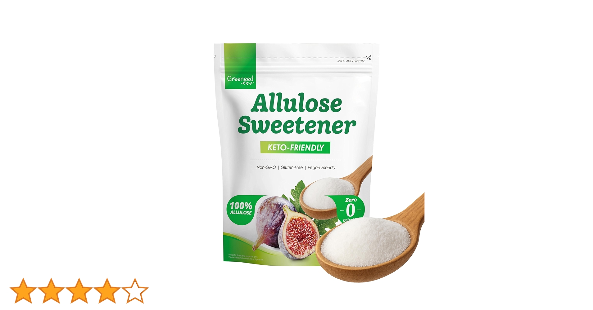 Amazon.co.jp: 100% アルロース 1kg 粉末【日本語表記】ゼロカロリー